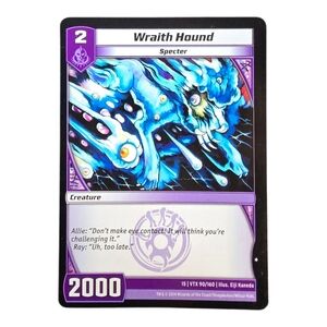 2014 Kaijudo Wraith Hound Specter Trading Card